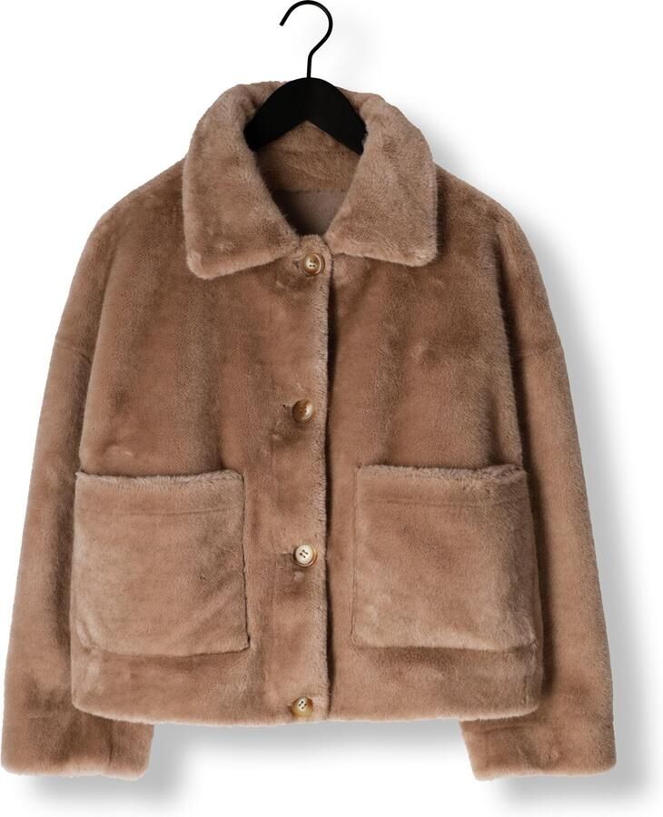 Studio AR by ARMA faux fur jas camel