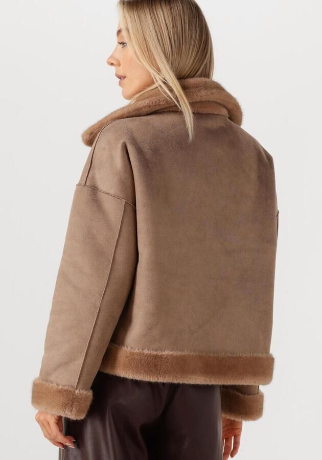 Studio AR by ARMA faux fur jas camel - Foto 2