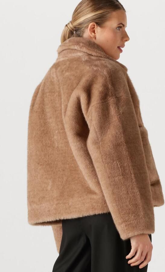 Studio AR by ARMA faux fur jas camel - Foto 7