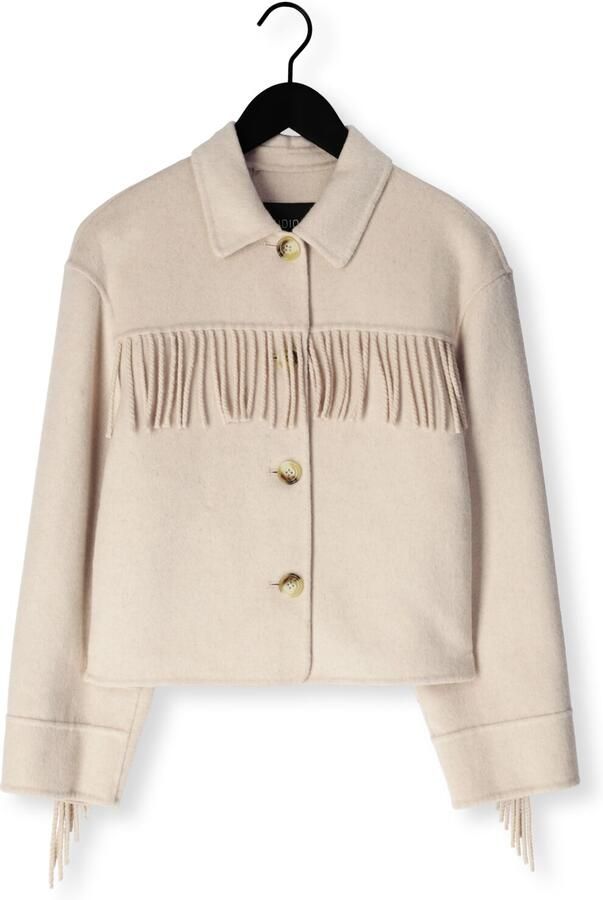 STUDIO AR Dames Jassen Liora Wool Blend Ecru - Foto 4