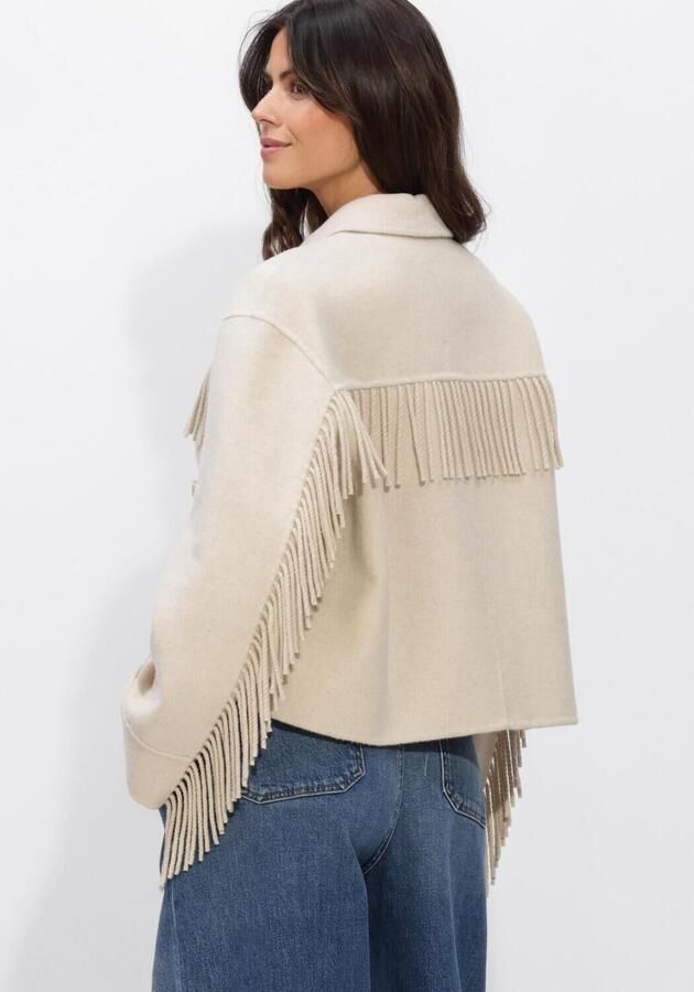 STUDIO AR Dames Jassen Liora Wool Blend Ecru - Foto 2
