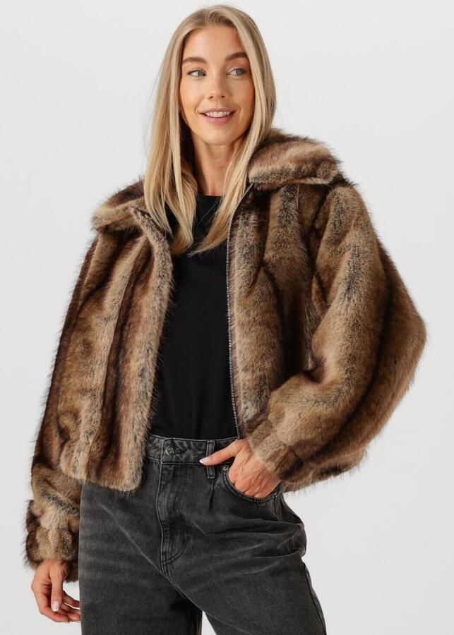 STUDIO AR Zachte fox bomberjas Lucy dierenprint - Foto 4