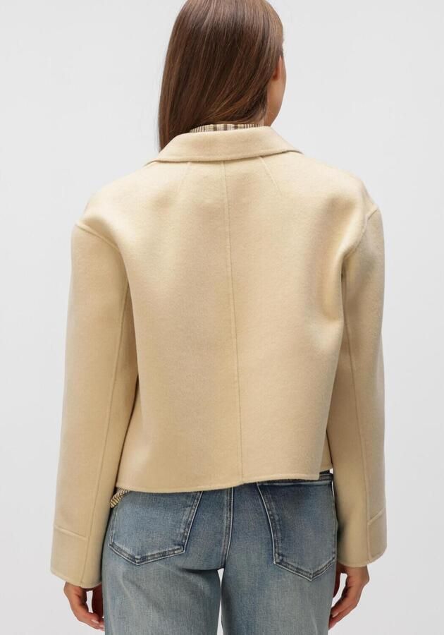 STUDIO AR Dames Jassen Nicolina Wool Blend Butter Yellow - Foto 3