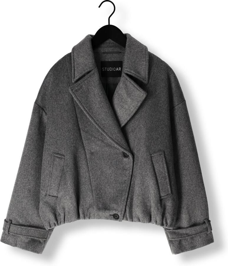 STUDIO AR Dames Jassen Silas Donkergrijs