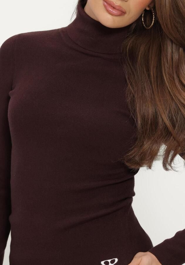 STUDIO AR Dames Truien & Vesten Ava Viscose Blend Knit Bordeaux - Foto 3