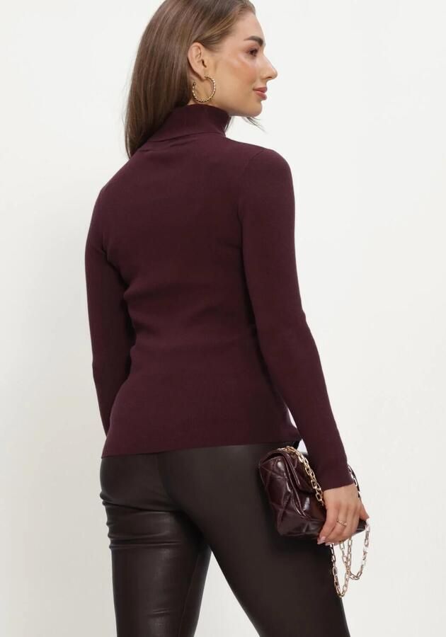 STUDIO AR Dames Truien & Vesten Ava Viscose Blend Knit Plum - Foto 2
