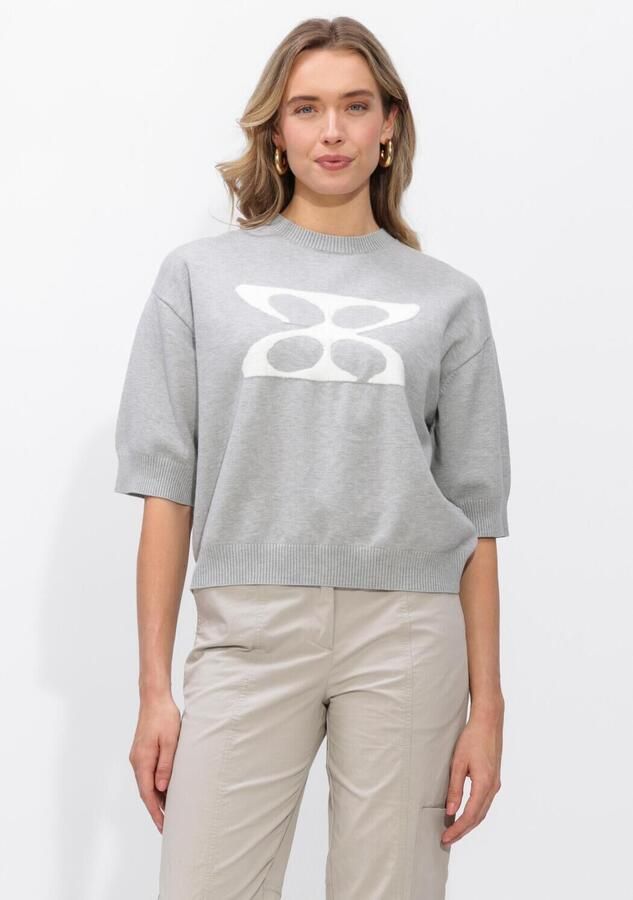 STUDIO AR Dames Truien & Vesten Isidre Viscose Knit Grijs