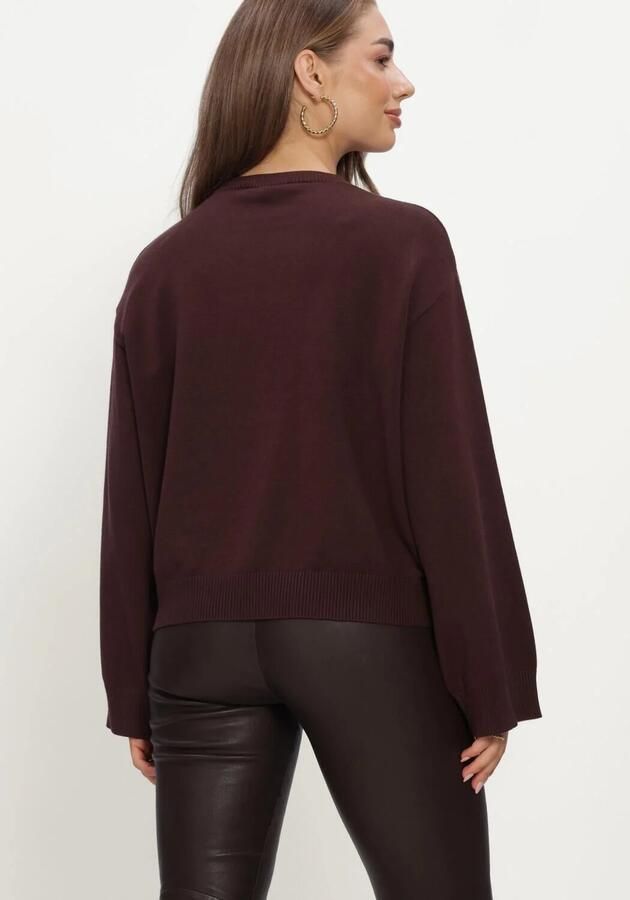 STUDIO AR Dames Truien & Vesten Joanna Viscose Blend Knit Bruin - Foto 3