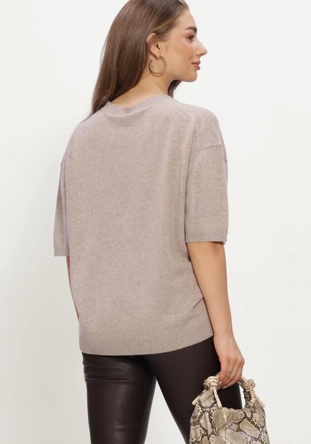 STUDIO AR Dames Truien & Vesten Levina Cashmere Blend Beige - Foto 4