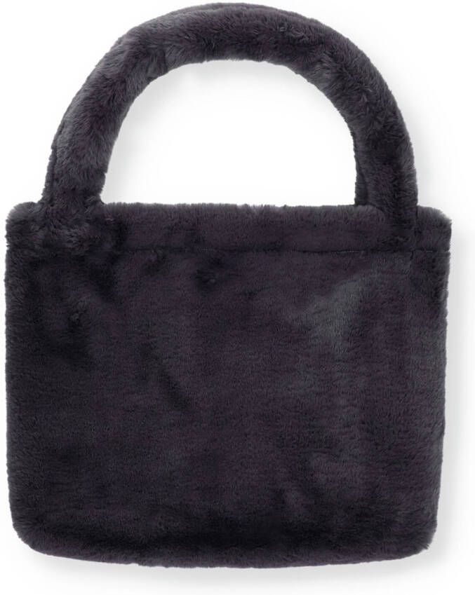 Studio Noos Grijze Shopper Faux Fur Mom-bag