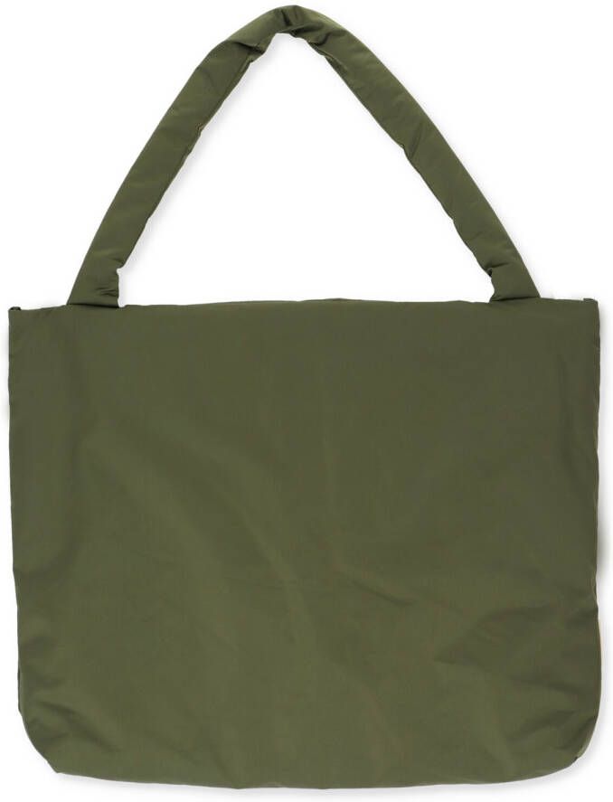 Studio Noos luiertas Puffy Mom Bag kaki Groen Effen