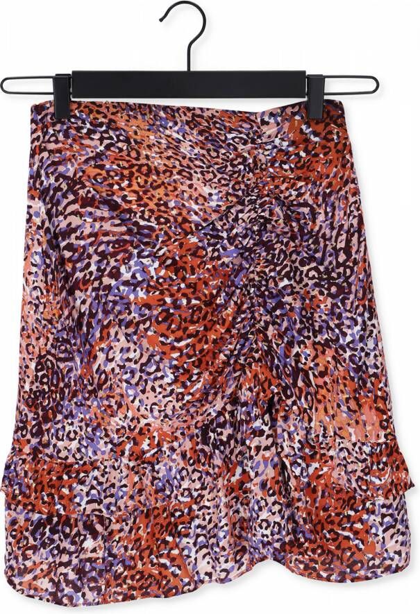 Suncoo Bruine Minirok Fina Multicolor Dames