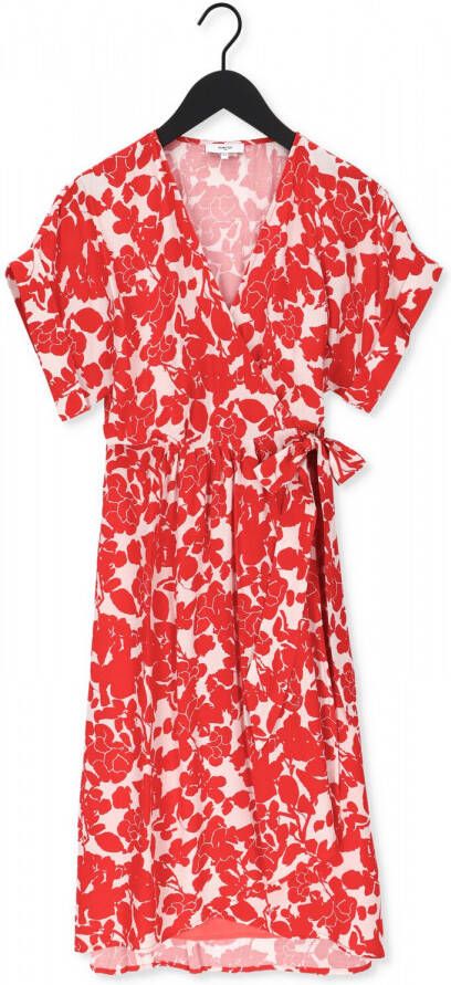 Suncoo Rode Midi Jurk Cimba