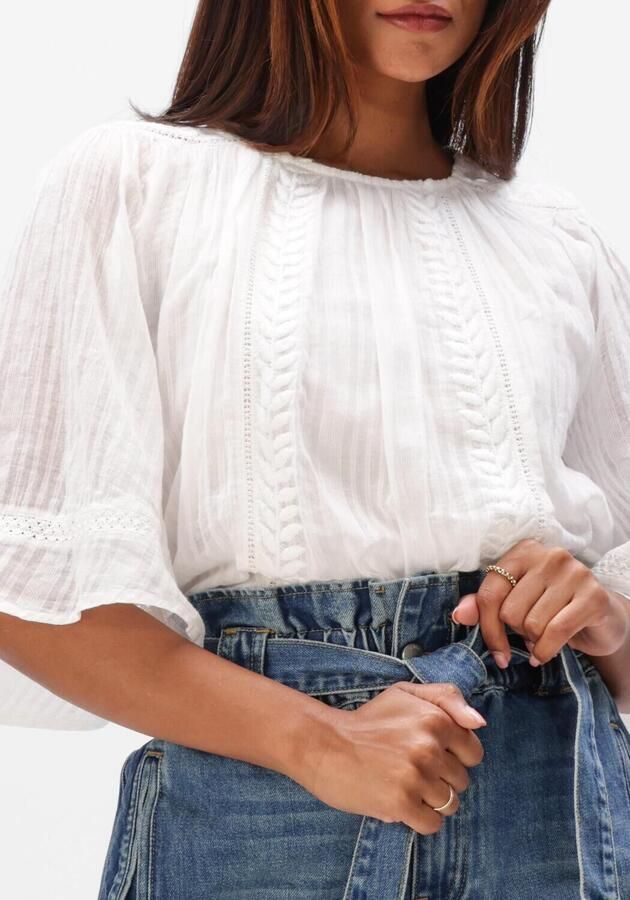 SUNCOO Dames Blouses Laurynn Wit - Foto 4