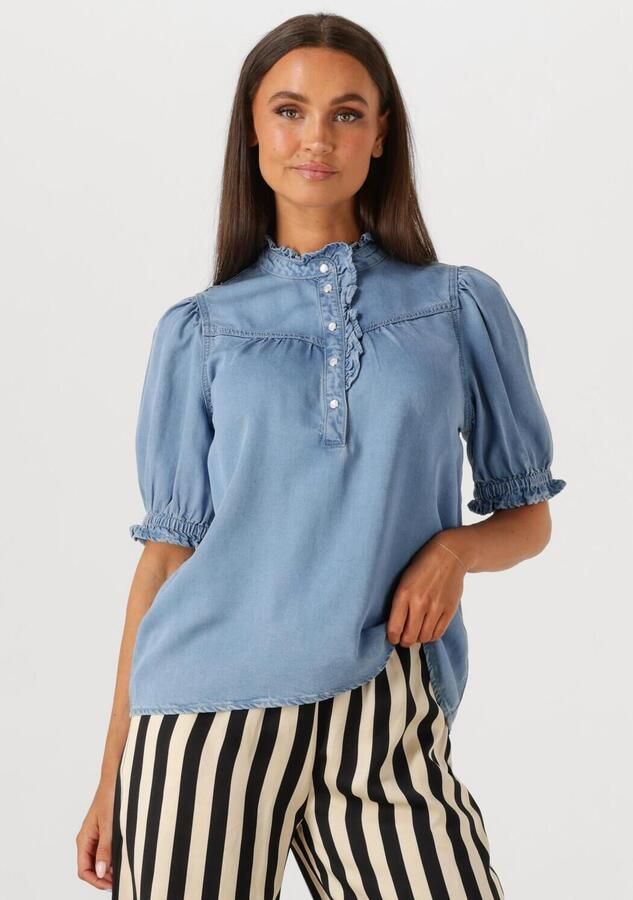SUNCOO Dames Blouses Louise Blauw - Foto 4