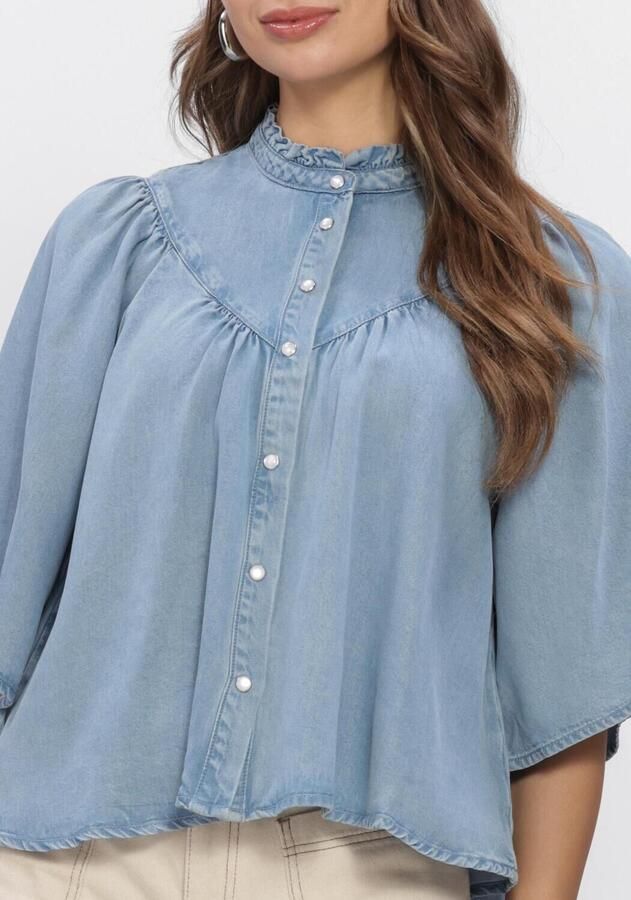 SUNCOO Dames Blouses Louise Lichtblauw - Foto 3