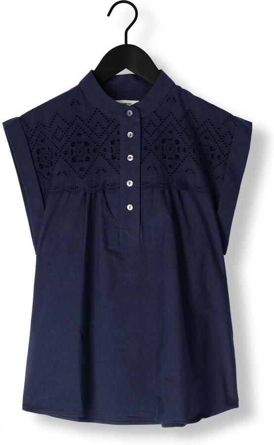 SUNCOO Dames Blouses Ludy Donkerblauw - Foto 3