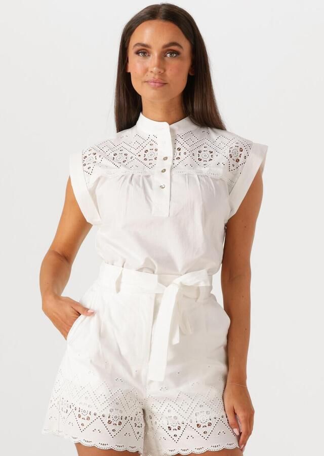 SUNCOO Dames Blouses Ludy Wit - Foto 4