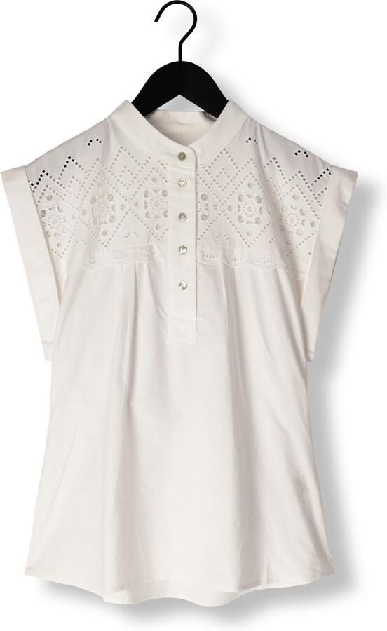 SUNCOO Dames Blouses Ludy Wit - Foto 2
