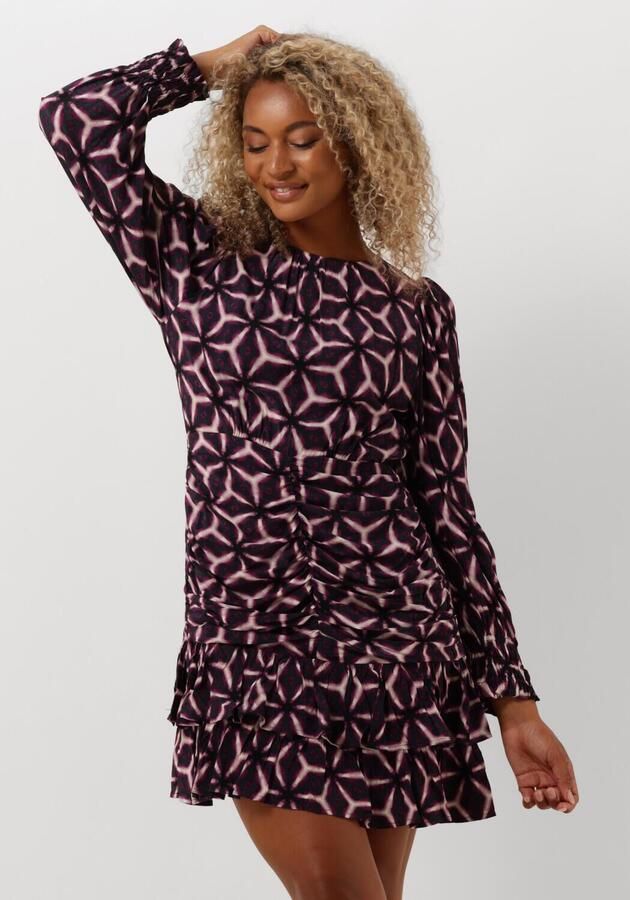 Suncoo Paarse Chama Mini Jurk Multicolor Dames - Foto 4