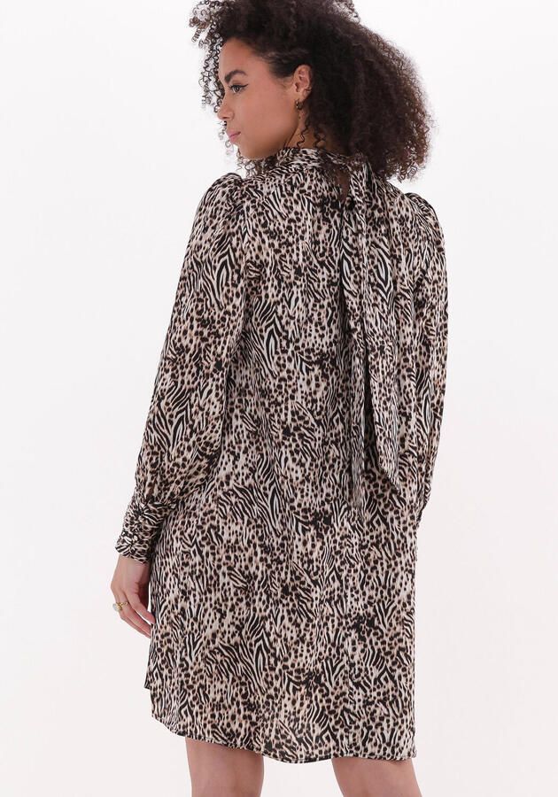 Suncoo Beige Ciara Mini Jurk Dames Multicolor Dames