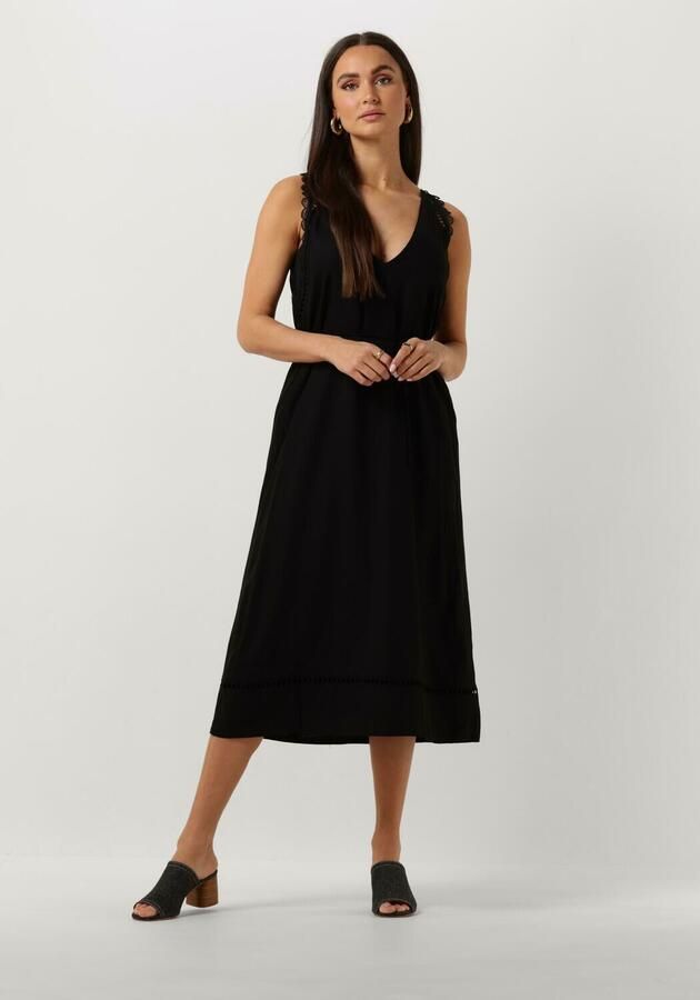 Suncoo Cristy Zwarte Midi Jurk Dames Black Dames - Foto 4