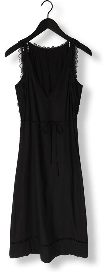 Suncoo Cristy Zwarte Midi Jurk Dames Black Dames - Foto 3