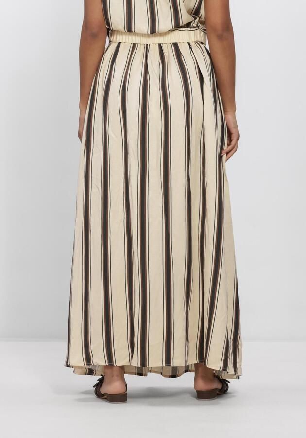 Suncoo gestreepte maxi rok crème - Foto 2