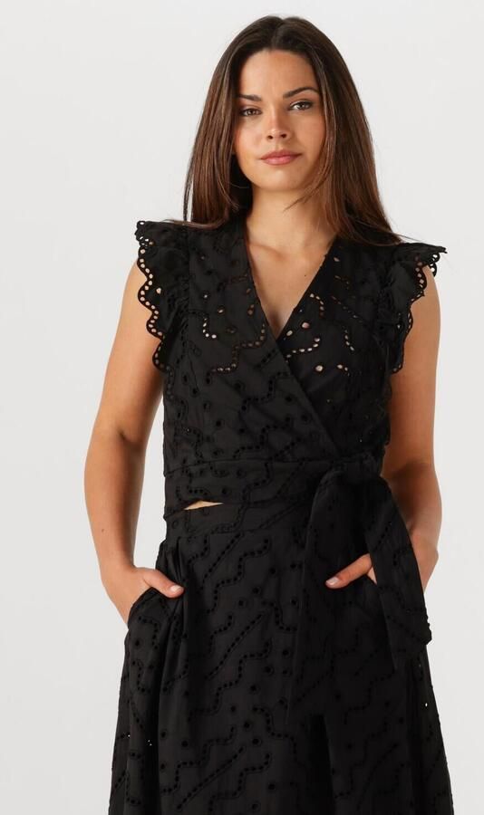 SUNCOO Dames Tops & T-shirts Lila Zwart - Foto 4