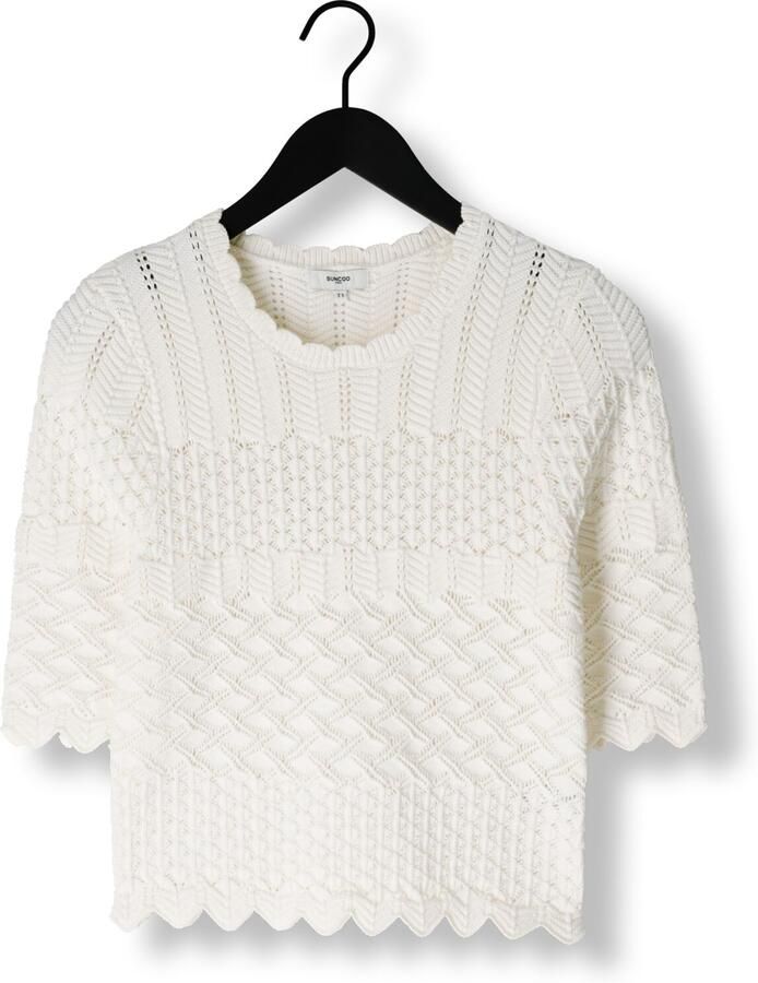 SUNCOO Dames Tops & T-shirts Panach Creme