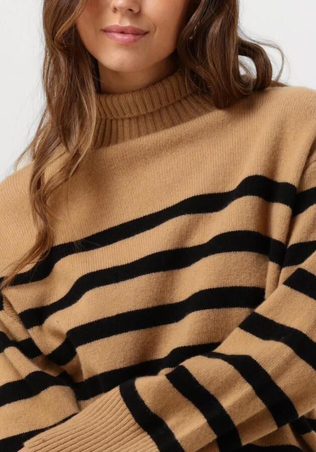 Suncoo Kameel wollen trui Palacio Brown Dames - Foto 3