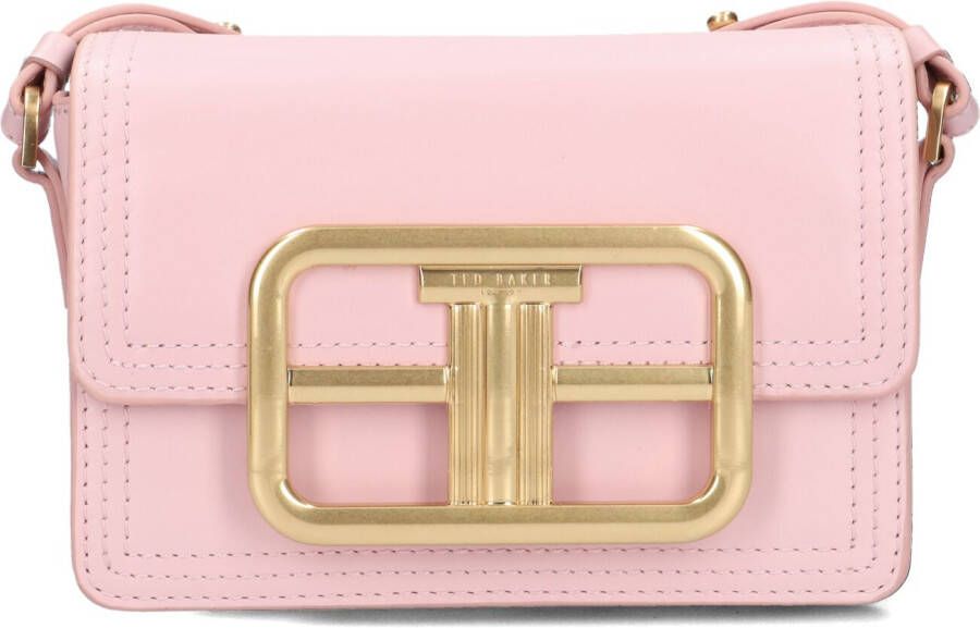 Ted Baker Shoppers Tikisha Bold Statement Mini Cross Body Bag in poeder roze