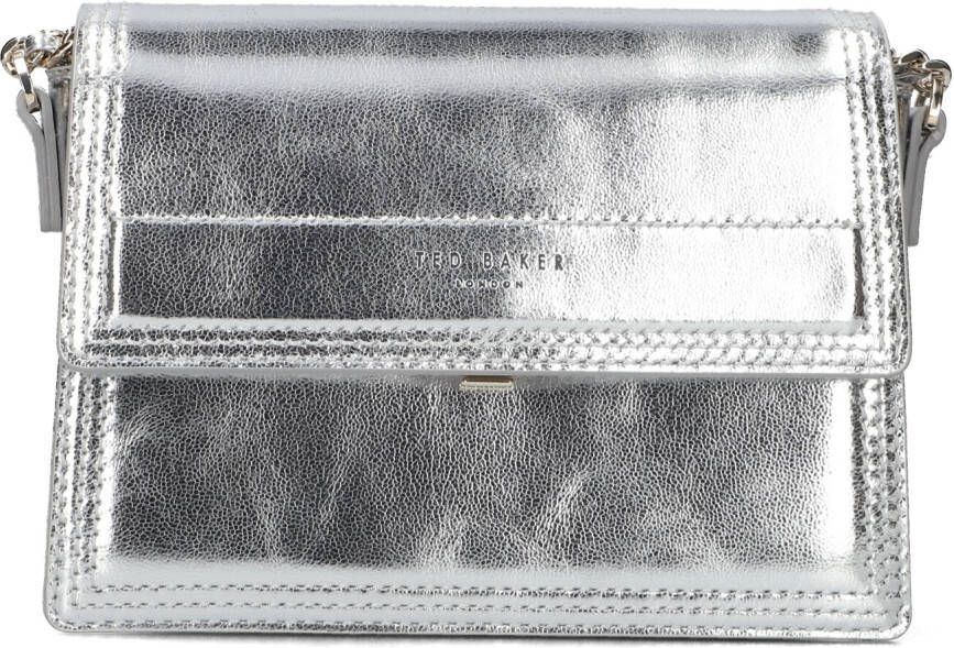 Ted Baker Shoppers Libbe Metallic Cross Body Bag in zilver