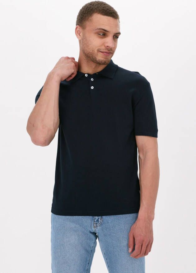THE GOODPEOPLE Heren Polo's & T-shirts Plan Donkerblauw