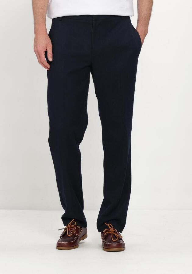 THE GOODPEOPLE Heren Broeken Bueno Donkerblauw