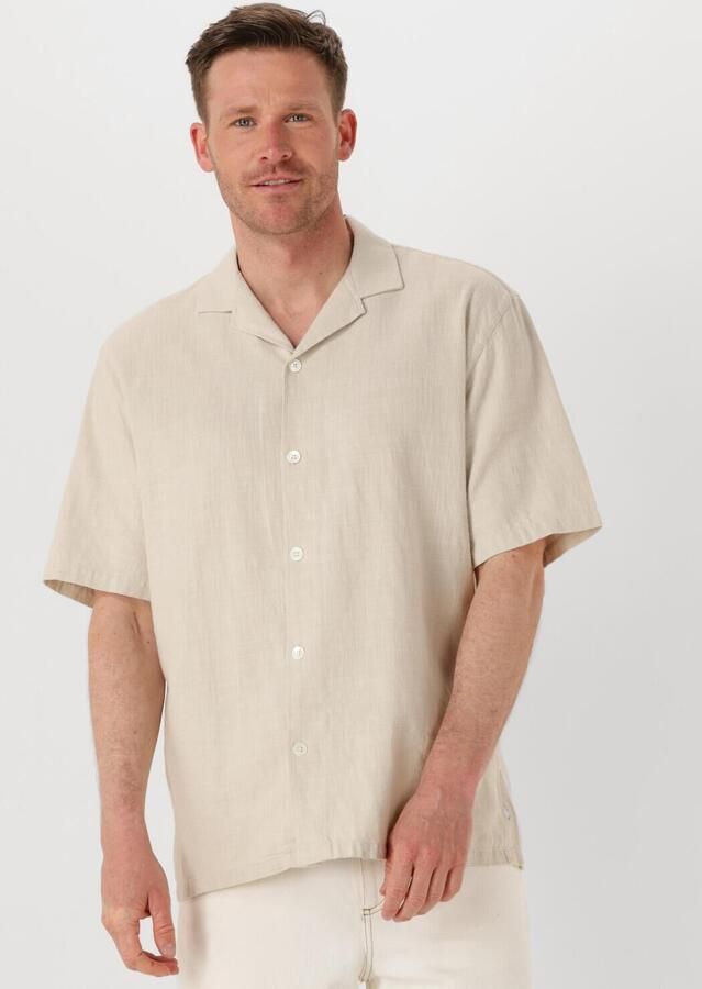 THE GOODPEOPLE Heren Overhemden Slin Beige - Foto 4