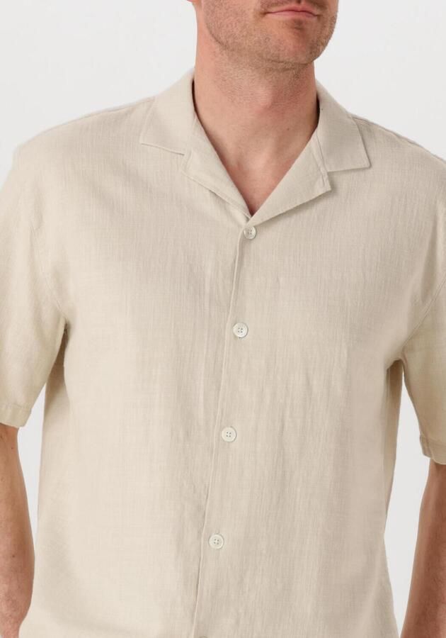 THE GOODPEOPLE Heren Overhemden Slin Beige - Foto 3