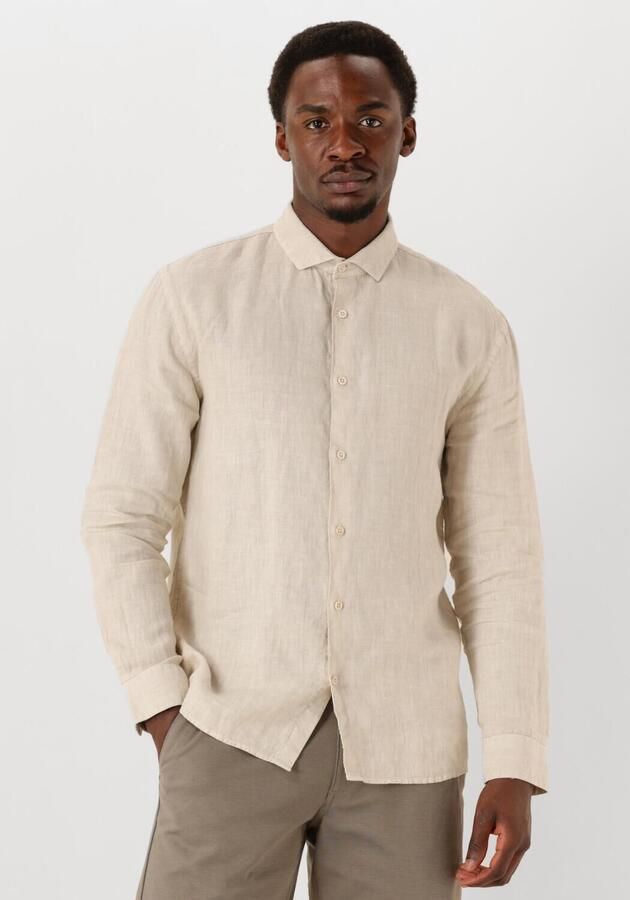 THE GOODPEOPLE Heren Overhemden Soho Beige