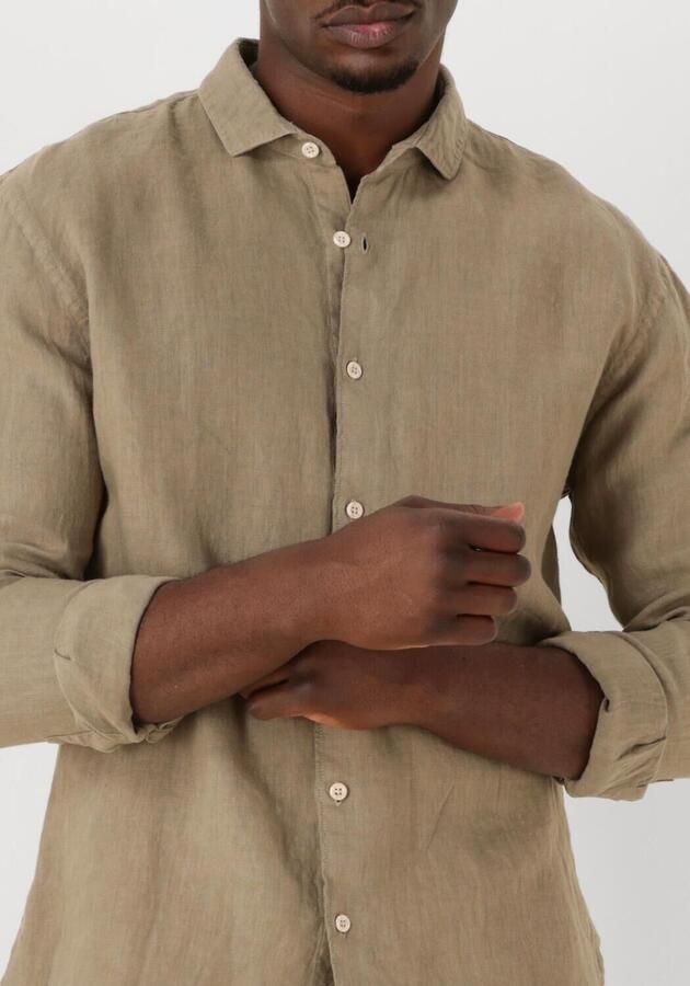 THE GOODPEOPLE Heren Overhemden Soho Taupe - Foto 3