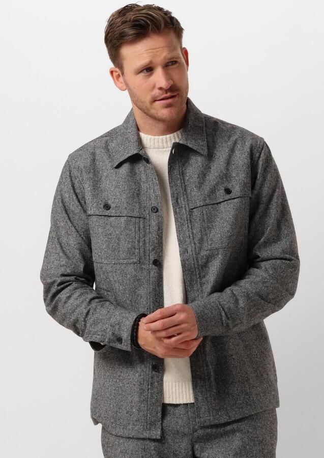 The GoodPeople Solva Heren Overshirt Grijs Gray Heren - Foto 4
