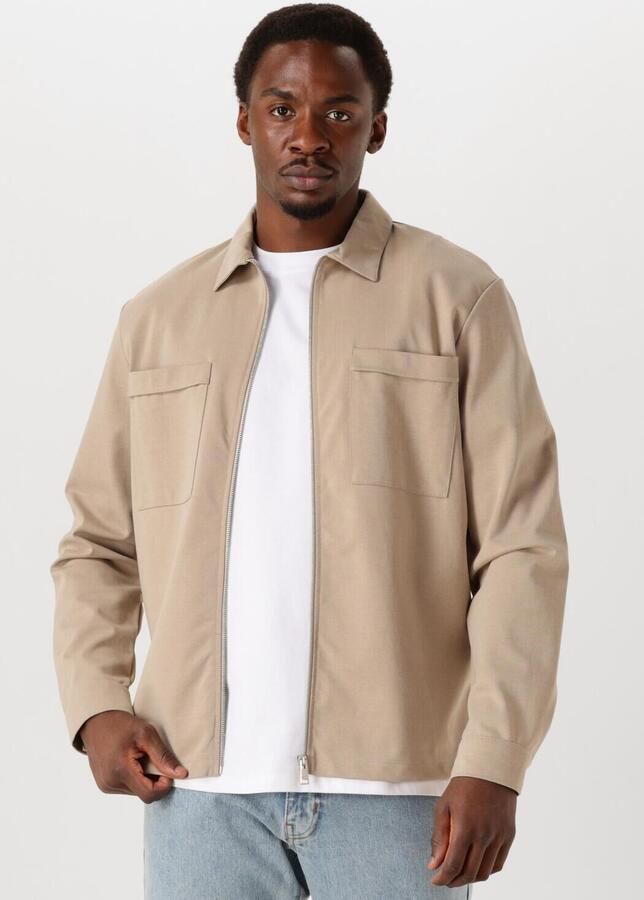 THE GOODPEOPLE Heren Overshirts Lavi Beige