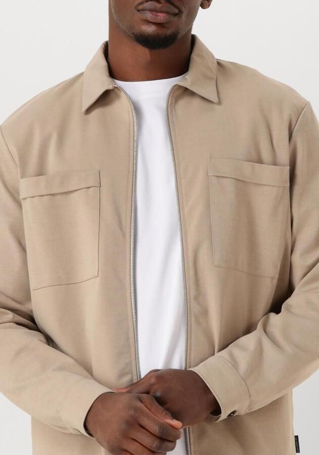 THE GOODPEOPLE Heren Overshirts Lavi Beige - Foto 2