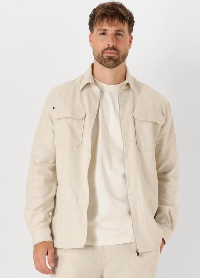 THE GOODPEOPLE Heren Overshirts Sap Zand - Foto 4