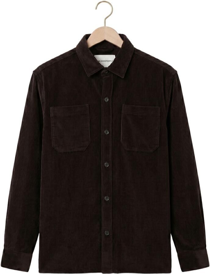 THE GOODPEOPLE Heren Overshirts Snewy Bruin - Foto 2