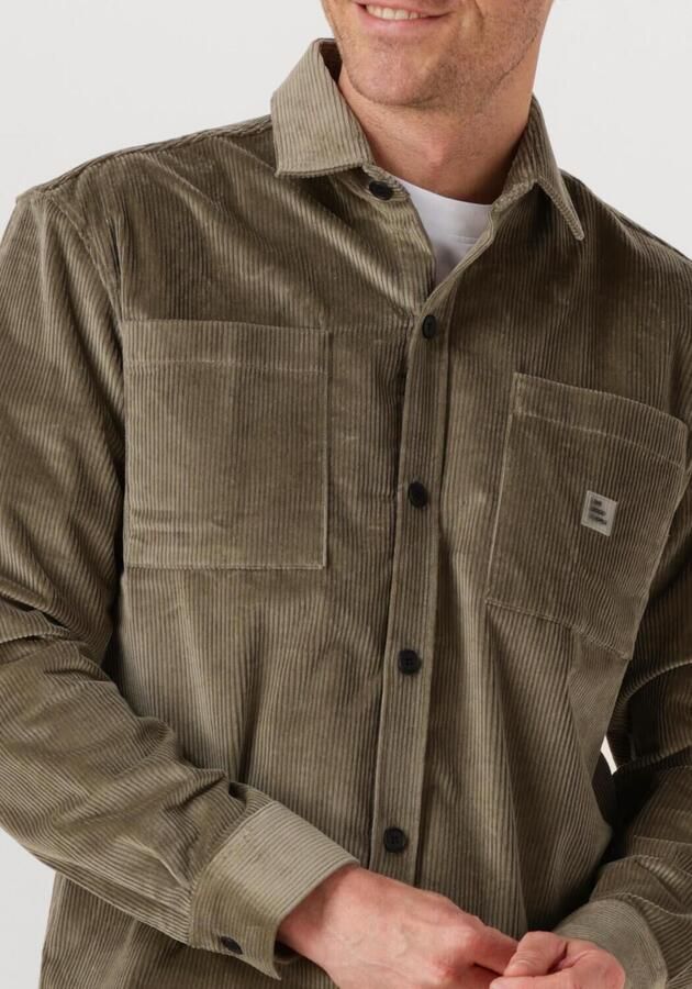 THE GOODPEOPLE Heren Overshirts Snewy Khaki - Foto 2