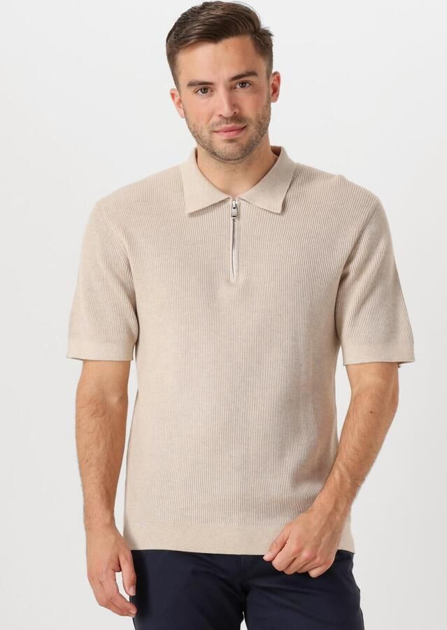 THE GOODPEOPLE Heren Polo's & T-shirts Pica Beige