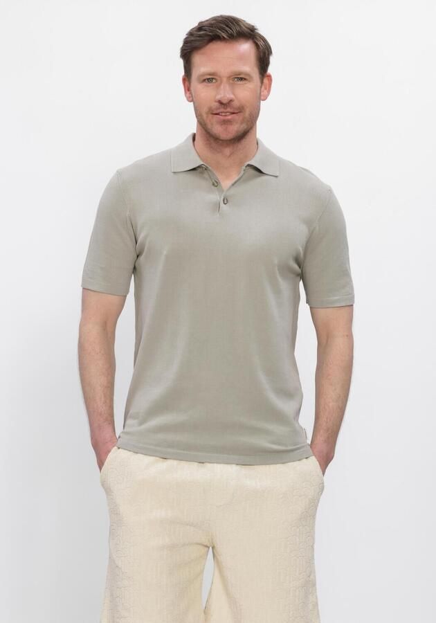 THE GOODPEOPLE Heren Polo's & T-shirts Plan Khaki
