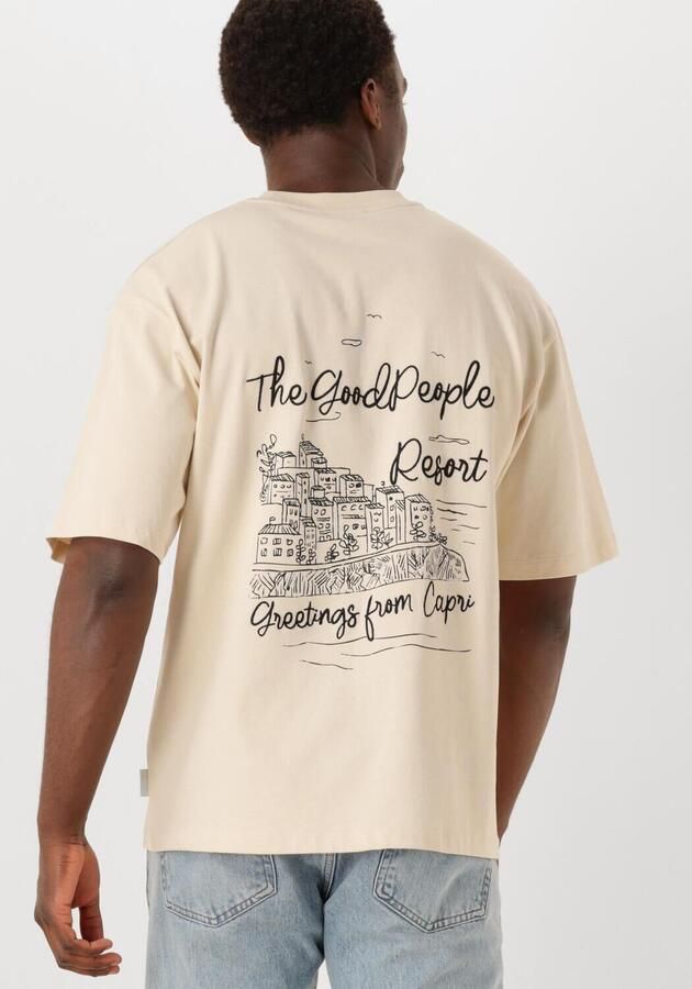 THE GOODPEOPLE Heren Polo's & T-shirts Tcult Beige - Foto 4
