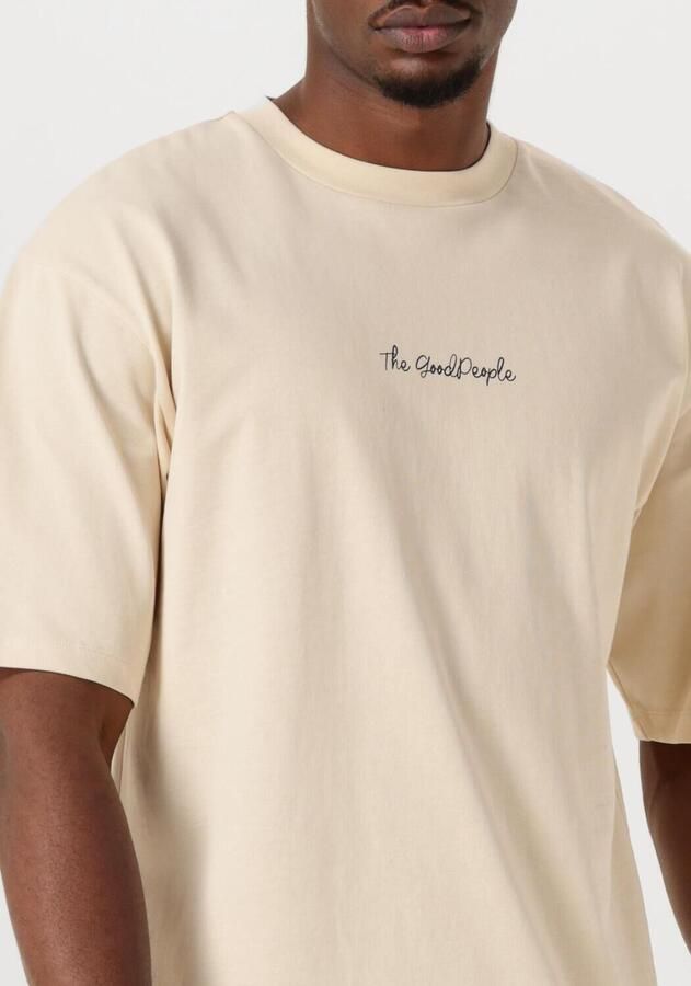 THE GOODPEOPLE Heren Polo's & T-shirts Tcult Beige - Foto 3