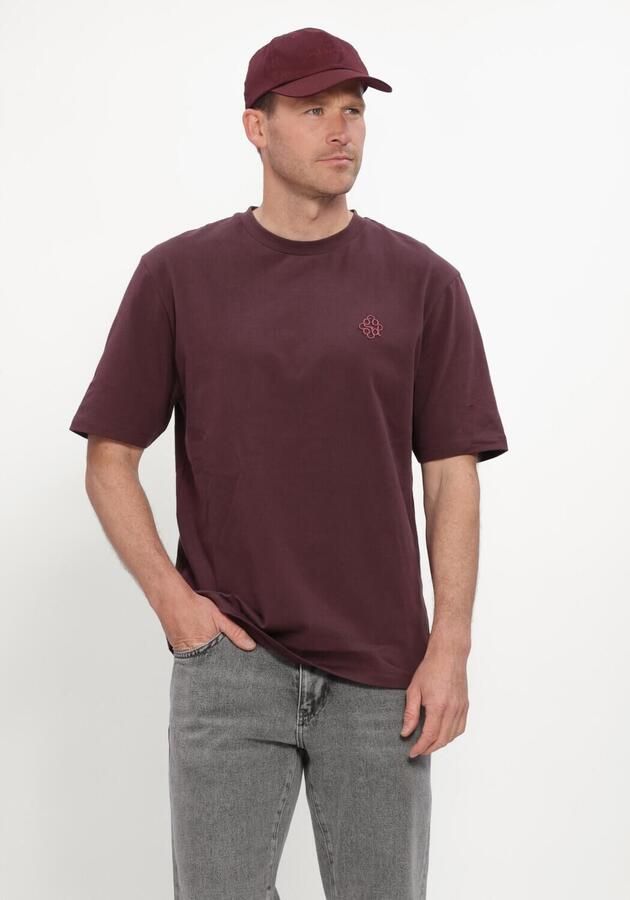 THE GOODPEOPLE Heren Polo's & T-shirts Tommy Bordeaux